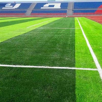 FIFA-Genehmigung UV-beständig 50 mm Pfahlhöhe Fußball künstliches Gras mit hoher Dichte und geringer Wartung