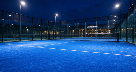 FEP-zertifizierte 12 mm Pfahlhöhe Padel-Kunstgras und Padel-Gras für Profiplätze