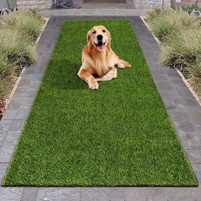 Machen Sie Ihr Zuhause und Garten mit 35 mm Pfahlhöhe künstlichen grünen Grün Dekoration hervorheben