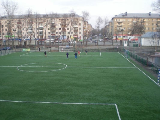 FIFA genehmigte PE-Künstlicher Rasen für Fußballfelder 1,5 mm Stapelbreite