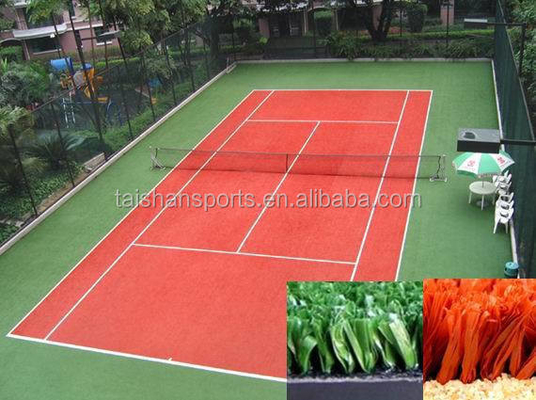 PE-Material Synthetischer Fußball Grüner künstlicher Rasen mit Stichrate 140 Stiche/M 50mm Stapelhöhe MOQ 1000m2