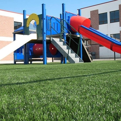 Landschaftliche Freizeit Nutzung von synthetischem Rasen ohne Füllung mit 260 Stichen/M 50 mm Pfahlhöhe mit geradlinigem und gekrümmtem Gras