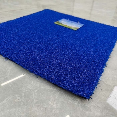 15 mm Hockey-Künstlicher Rasen 8000 Dtex Blau synthetisches Gras mit geringer Wartung