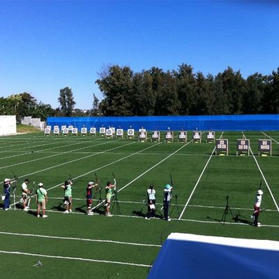 20 mm Pfahlhöhe anpassbares UV-beständiges Kunstrasen für Tennis und Sport