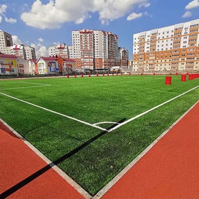 55mm 160 Stiche/M Fußball-Künstlicher Rasen mit hoher UV-Widerstandsfähigkeit, von der FIFA zertifiziert