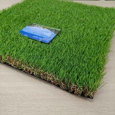 30 mm Füllstofffreies künstliches Gras 15000 Detx künstliches grünes Rasen mit geringer Wartung und hoher Haltbarkeit