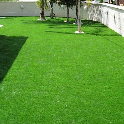 Mehrfasermischt Gewebe Grüner Rasen Hybrid künstliches Gras 45mm 9500 Dtex Abrasionsbeständig