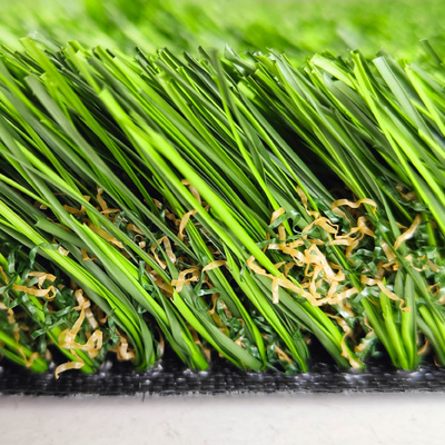 Hohe Leistungsfähigkeit, hohe UV-Widerstandsfähigkeit und einfache Installation Landschafts-Künstliches Gras mit Perforationsdrainage
