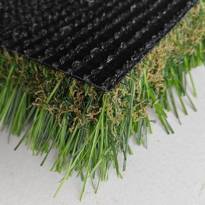 Hohe Leistungsfähigkeit, hohe UV-Widerstandsfähigkeit und einfache Installation Landschafts-Künstliches Gras mit Perforationsdrainage