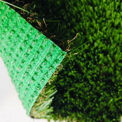 Synthetische Rasen mit großer Dichte mit grünem Klebstoff für Landschafts- und Gartengestaltung