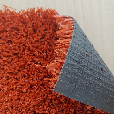 Steine Rot Tennis Kunstrasen 6300 Dtex 25mm Mesh Gras Multifunktionales Wenige Wartung