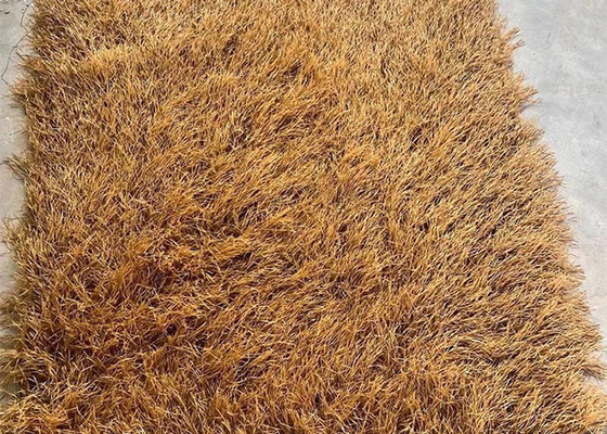120 mm langlebiges Polyethylen synthetisches Strohdach Leichtgewicht künstliches Strohdach mit verwelkter Farbe