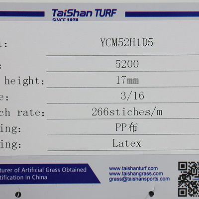 Taishan Langlebiges PP Lockergras 12mm13mm15mm 17mm für Indoor Outdoor Kinderspielplatz Grass Golf Putting Grünes Multisport-Gras
