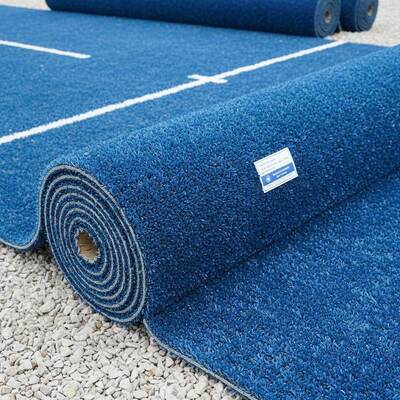 12 mm hohe Dichte blaues künstliches Rasen Padel Rasen für Sportplätze mit hervorragender Leistung
