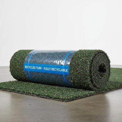 Recycled Materials Football Artificial Turf with 60mm Pile Height and 12000 Dtex for Sustainable Sports Surfaces