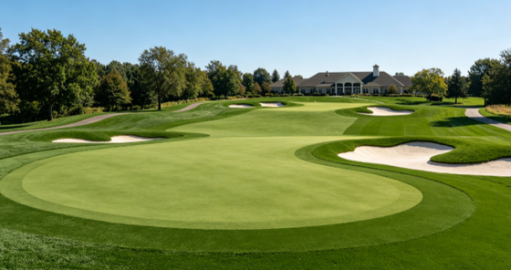 16mm PE Material High Density Golf Artificial Turf for Professional Putting Green