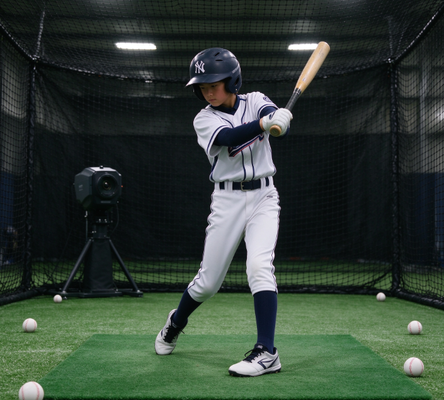 Portable Artificial Turf Baseball Batting Mat with PU Foam Backing UV Resistant and Customizable Options