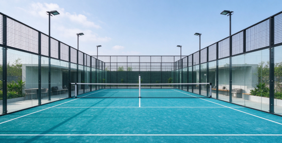 FEP-zertifizierte 12 mm Pfahlhöhe Padel-Kunstgras und Padel-Gras für Profiplätze