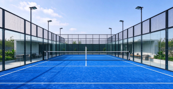 FEP-zertifizierte 12 mm Pfahlhöhe Padel-Kunstgras und Padel-Gras für Profiplätze