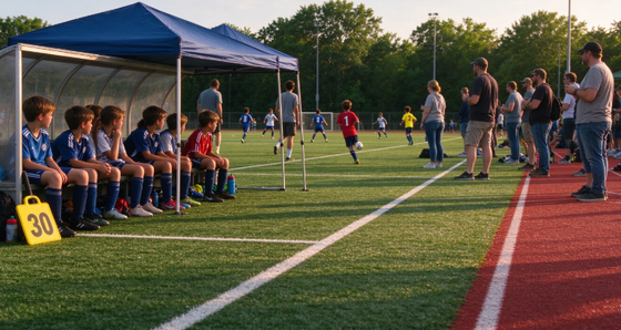 Low Maintenance UV Resistance Football Artificial Turf Installed in America for Professional Soccer Fields