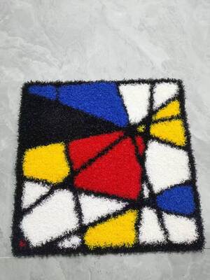 Abgebildeter Kunstrasen Abgebildeter Kunstrasen 40mm Fußballrasen Kundenspezifische Logos