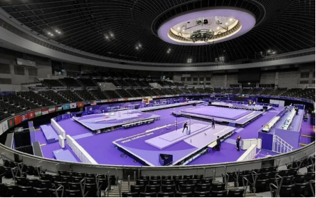 IWUF-zertifizierte Wushu-Matte und Sportgeräte für Multi-Sport-Anwendungen mit 12000mm × 18000mm × 90mm Größe